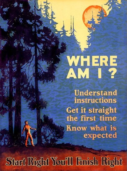 Where Am I Start Right Youll Finish Right Forest | Vintage Ad and Cover Art 1891-1970