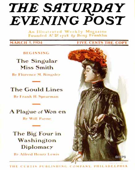 Will Grefe Cover Artist Saturday Evening Post 1904_03_05 | The Saturday Evening Post Graphic Art Covers 1892-1930