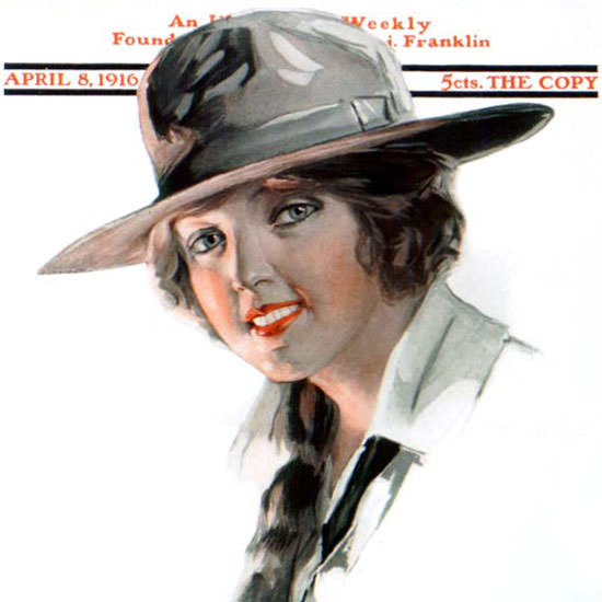 Will Grefe Cover Artist Saturday Evening Post 1916_04_08 Copyright crop | Best of 1891-1919 Ad and Cover Art