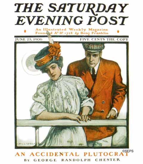 Will Grefe Saturday Evening Post Cover 1906_06_23 | The Saturday Evening Post Graphic Art Covers 1892-1930