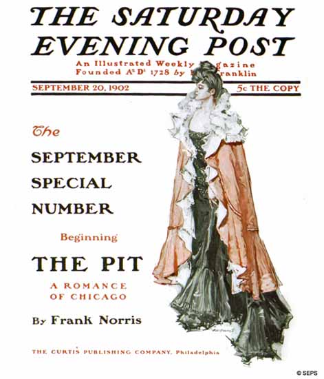 Will Grefe Saturday Evening Post Cover1902_09_20 | The Saturday Evening Post Graphic Art Covers 1892-1930