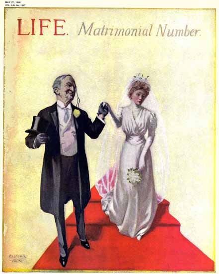 William Balfour Ker Life Humor Magazine 1909-05-27 Copyright | Life Magazine Graphic Art Covers 1891-1936