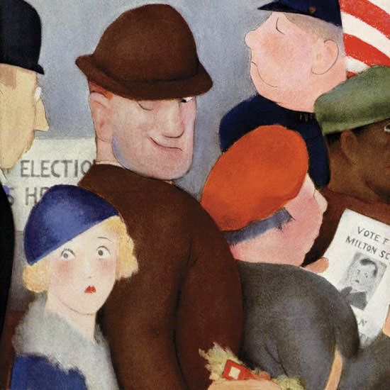 William Cotton The New Yorker 1932_11_05 Copyright crop | Best of Vintage Cover Art 1900-1970