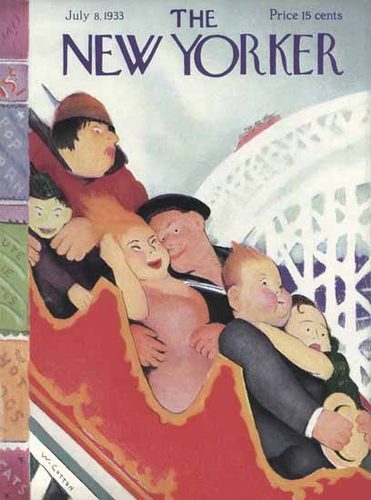 William Cotton The New Yorker 1933_07_08 Copyright | The New Yorker Graphic Art Covers 1925-1945