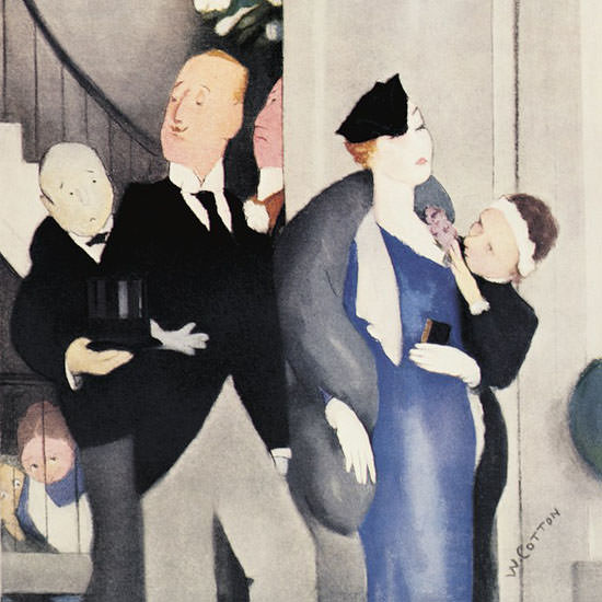 William Cotton The New Yorker 1935_04_20 Copyright crop | Best of 1930s Ad and Cover Art