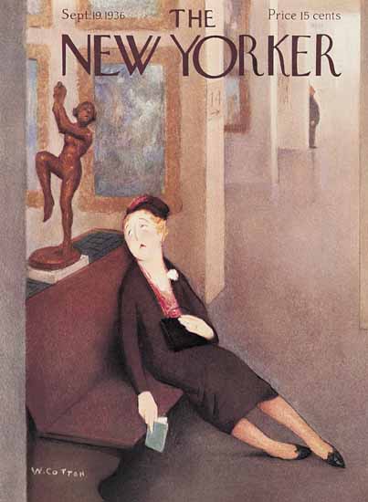 William Cotton The New Yorker 1936_09_19 Copyright | The New Yorker Graphic Art Covers 1925-1945