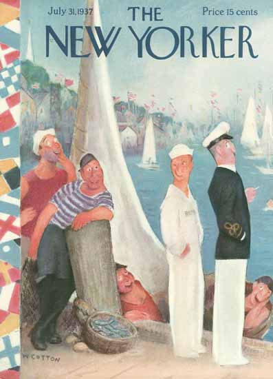 William Cotton The New Yorker 1937_07_31 Copyright | The New Yorker Graphic Art Covers 1925-1945