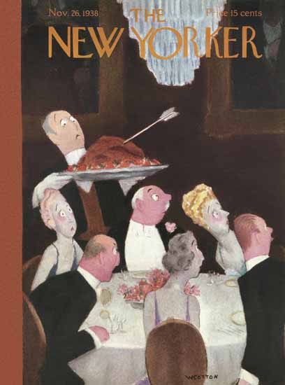 William Cotton The New Yorker 1938_11_26 Copyright | The New Yorker Graphic Art Covers 1925-1945