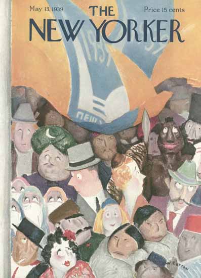 William Cotton The New Yorker 1939_05_13 Copyright | The New Yorker Graphic Art Covers 1925-1945