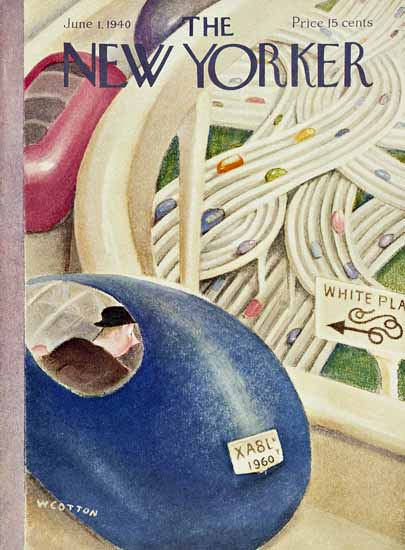 William Cotton The New Yorker 1940_06_01 Copyright | The New Yorker Graphic Art Covers 1925-1945