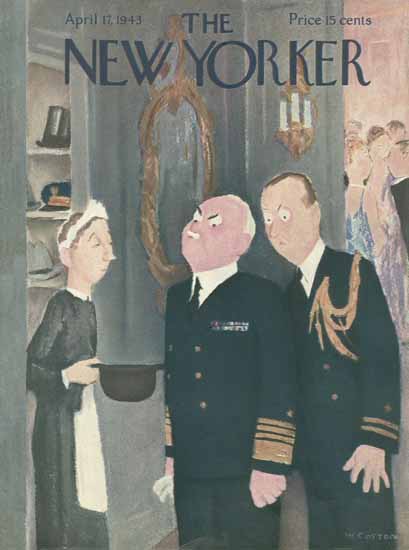 William Cotton The New Yorker 1943_04_17 Copyright | The New Yorker Graphic Art Covers 1925-1945