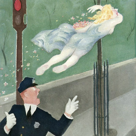 William Cotton The New Yorker 1943_05_01 Copyright crop | Best of Vintage Cover Art 1900-1970