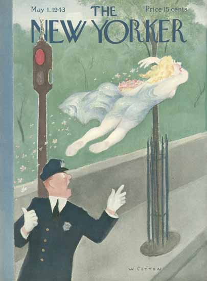 William Cotton The New Yorker 1943_05_01 Copyright | The New Yorker Graphic Art Covers 1925-1945