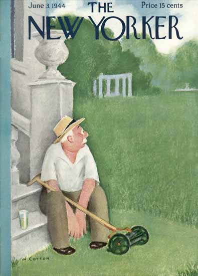 William Cotton The New Yorker 1944_06_03 Copyright | The New Yorker Graphic Art Covers 1925-1945