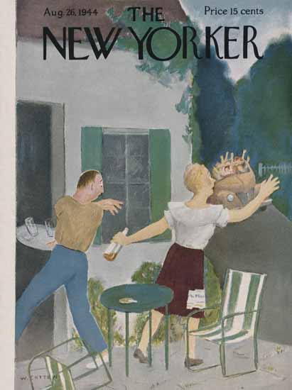 William Cotton The New Yorker 1944_08_26 Copyright | The New Yorker Graphic Art Covers 1925-1945