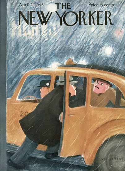 William Cotton The New Yorker 1945_04_21 Copyright | The New Yorker Graphic Art Covers 1925-1945