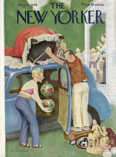 William Cotton The New Yorker 1946_08_24 Copyright | The New Yorker Graphic Art Covers 1946-1970