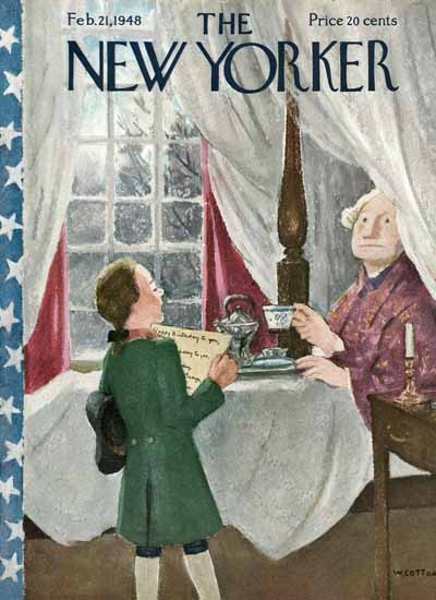 William Cotton The New Yorker 1948_02_21 Copyright | The New Yorker Graphic Art Covers 1946-1970