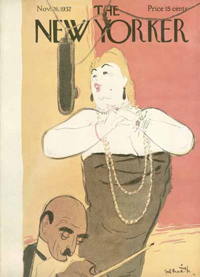 William Galbraith Crawford The New Yorker 1932_11_26 Copyright | The New Yorker Graphic Art Covers 1925-1945