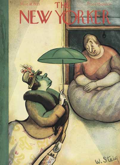 William Steig The New Yorker 1933_03_18 Copyright | The New Yorker Graphic Art Covers 1925-1945