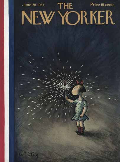 William Steig The New Yorker 1934_06_30 Copyright | The New Yorker Graphic Art Covers 1925-1945