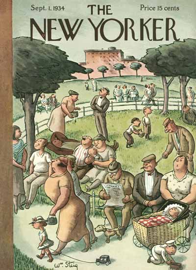 William Steig The New Yorker 1934_09_01 Copyright | The New Yorker Graphic Art Covers 1925-1945