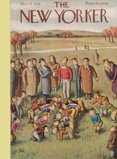 William Steig The New Yorker 1936_10_17 Copyright | The New Yorker Graphic Art Covers 1925-1945