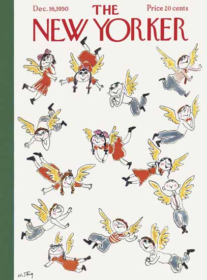 William Steig The New Yorker 1950_12_16 Copyright | The New Yorker Graphic Art Covers 1946-1970