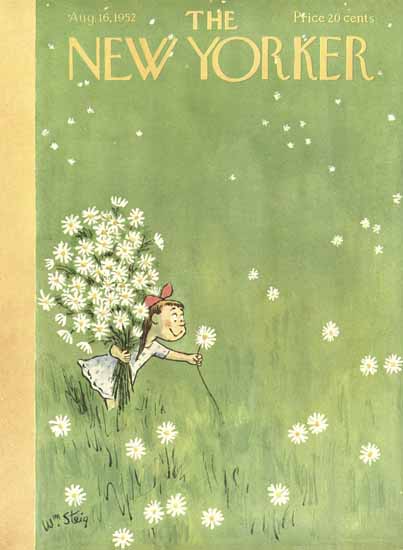 William Steig The New Yorker 1952_08_16 Copyright | The New Yorker Graphic Art Covers 1946-1970