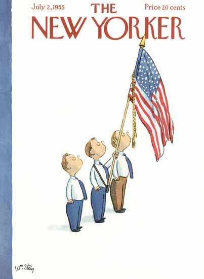 William Steig The New Yorker 1955_07_02 Copyright | The New Yorker Graphic Art Covers 1946-1970