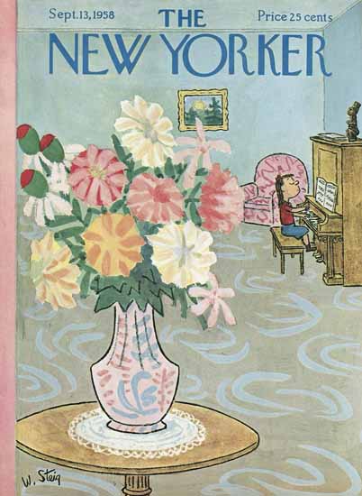 William Steig The New Yorker 1958_09_13 Copyright | The New Yorker Graphic Art Covers 1946-1970