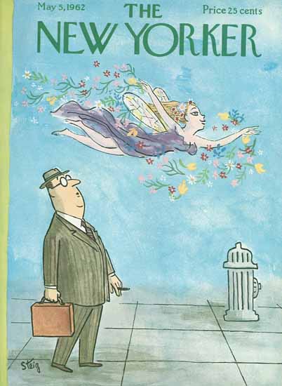 William Steig The New Yorker 1962_05_05 Copyright | The New Yorker Graphic Art Covers 1946-1970