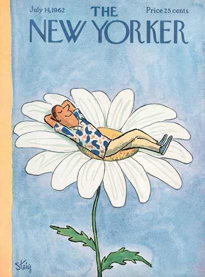 William Steig The New Yorker 1962_07_14 Copyright | The New Yorker Graphic Art Covers 1946-1970