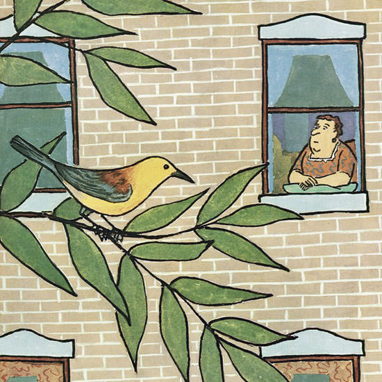 William Steig The New Yorker 1963_05_11 Copyright crop | Best of Vintage Cover Art 1900-1970