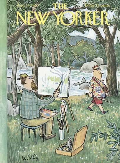 William Steig The New Yorker 1963_08_24 Copyright | The New Yorker Graphic Art Covers 1946-1970