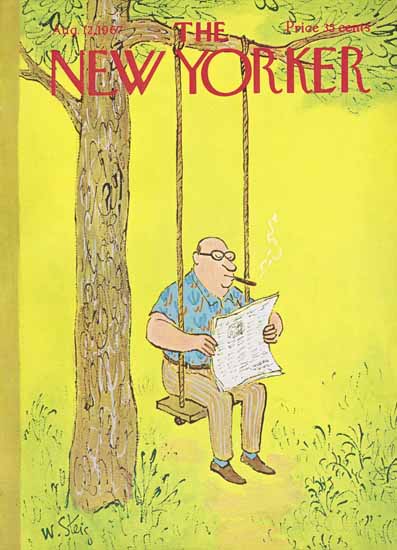 William Steig The New Yorker 1967_08_12 Copyright | The New Yorker Graphic Art Covers 1946-1970