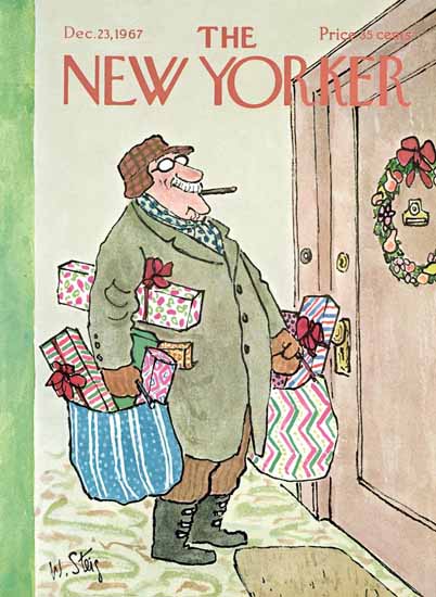 William Steig The New Yorker 1967_12_23 Copyright | The New Yorker Graphic Art Covers 1946-1970