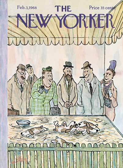 William Steig The New Yorker 1968_02_03 Copyright | The New Yorker Graphic Art Covers 1946-1970