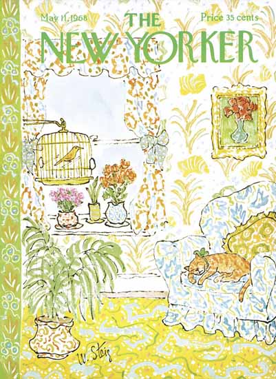 William Steig The New Yorker 1968_05_11 Copyright | The New Yorker Graphic Art Covers 1946-1970