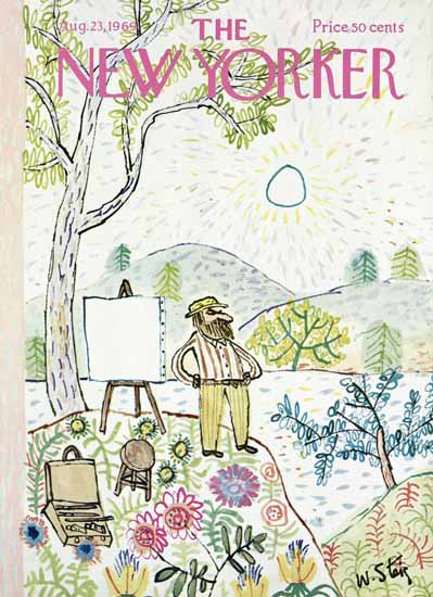 William Steig The New Yorker 1969_08_23 Copyright | The New Yorker Graphic Art Covers 1946-1970