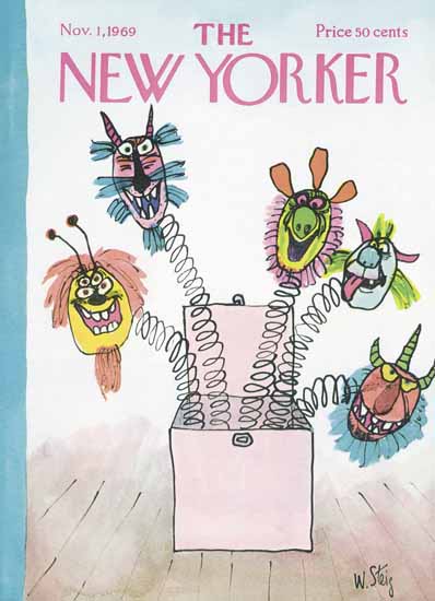 William Steig The New Yorker 1969_11_01 Copyright | The New Yorker Graphic Art Covers 1946-1970