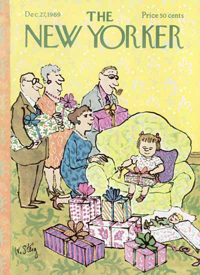 William Steig The New Yorker 1969_12_27 Copyright | The New Yorker Graphic Art Covers 1946-1970