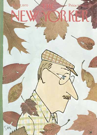 William Steig The New Yorker 1970_10_17 Copyright | The New Yorker Graphic Art Covers 1946-1970