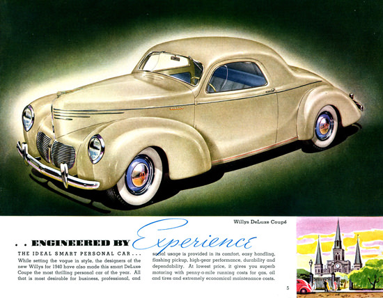 Willys DeLuxe Coupe 1940 | Vintage Cars 1891-1970