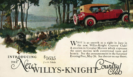 Willys Knight Country Club 1923 Toledo | Vintage Cars 1891-1970