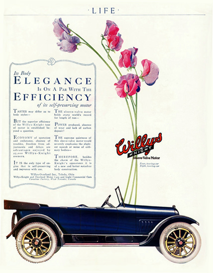 Willys Knight Four P Touring Car 1918 Toledo | Vintage Cars 1891-1970