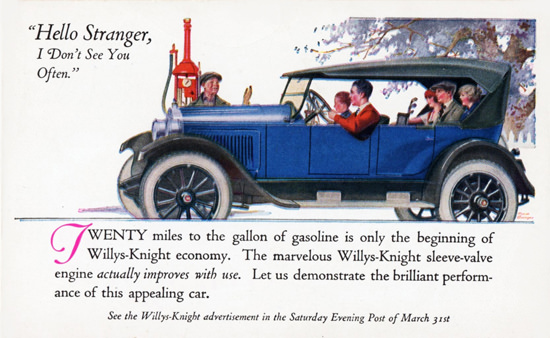 Willys Knight Touring 1923 Toledo | Vintage Cars 1891-1970