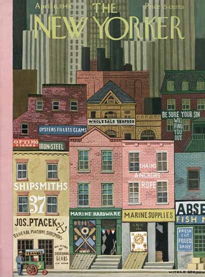 Witold Gordon The New Yorker 1946_04_06 Copyright | The New Yorker Graphic Art Covers 1946-1970