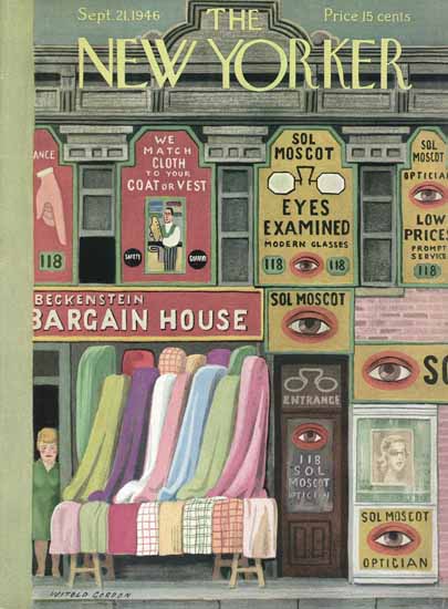 Witold Gordon The New Yorker 1946_09_21 Copyright | The New Yorker Graphic Art Covers 1946-1970