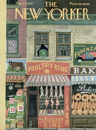 Witold Gordon The New Yorker 1947_05_24 Copyright | The New Yorker Graphic Art Covers 1946-1970